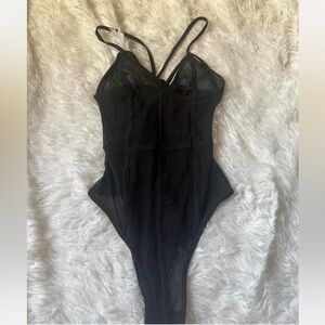 Black Sheer Bodysuit